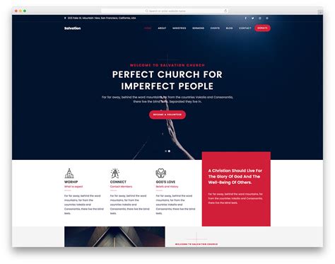 Salvation - Best HTML5 Church Website Template 2024 - Colorlib