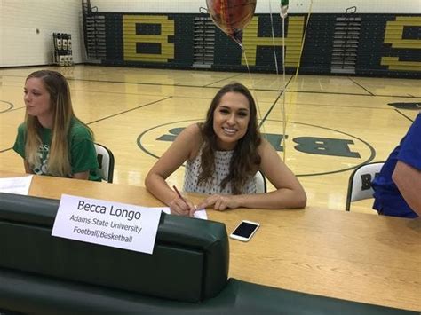 High school kicker Becca Longo makes college football history, signs ...