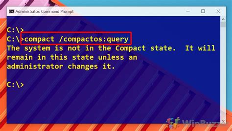 How to Use CompactOS Compression to Free up Space in Windows 10 - WinBuzzer