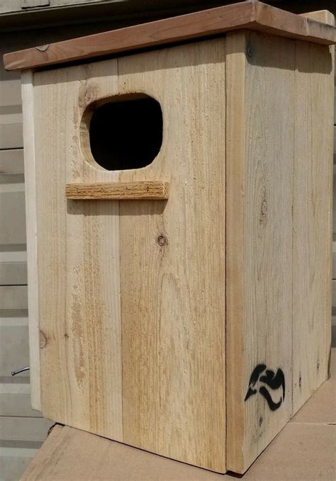 Wood Duck Nesting Box Handcrafted Cedar Duck Nest Box Bird | Etsy