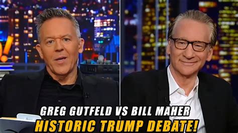 Greg Gutfeld and Bill Maher Clash in Historic Trump Debate 🔥 - YouTube