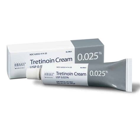 Tretinoin Cream 0.025% | Napa Solano Plastic Surgery & MedSpa