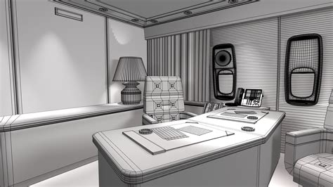 3D Air Force One Office Model - TurboSquid 1931343