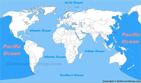 East Pacific Ocean Map