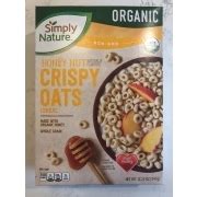 Simply Nature Cereal, Honey Nut Flavored Crispy Oats: Calories, Nutrition Analysis & More ...