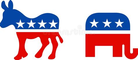 USA political symbols editorial stock photo. Illustration of blue ...