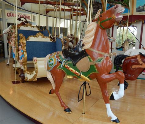 National Carousel Association - The Euclid Beach Park Grand Carousel - PTC Outside Row Stander