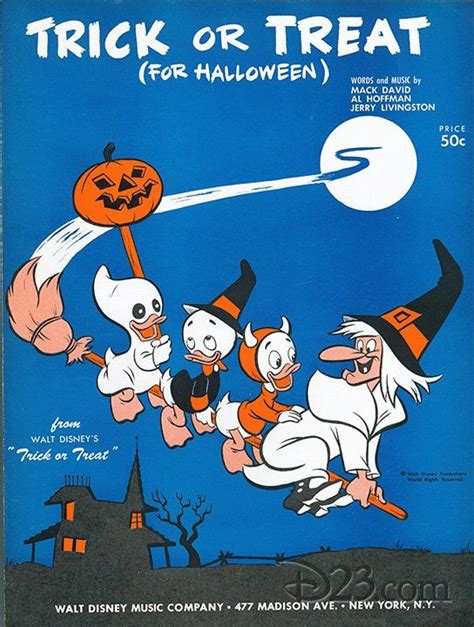 On October 10, 1952 the Donald Duck short "Trick or Treat made it's theatrical "De-boo ...