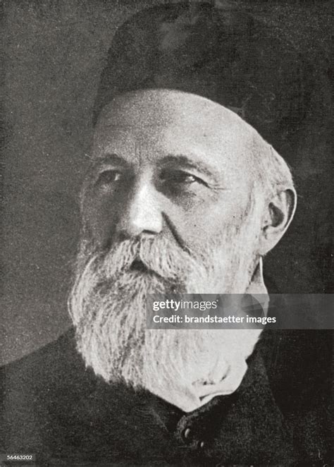 Henry Dunant, founder of the Red Cross. Photography. Around 1900 ...