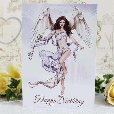 Angel Greeting Card - Happy Birthday 20