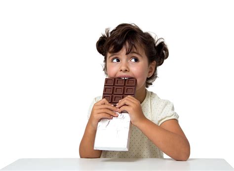 child eating chocolate - Tays Bakers