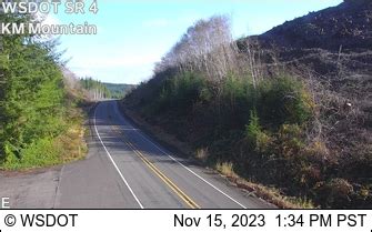 WSDOT - SR 4 at MP 22.2: KM Mountain - Washington State Traffic Cameras