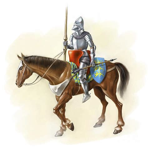 Medieval Knight On Horseback, Artwork Photograph by Jose Antonio Pe??as ...