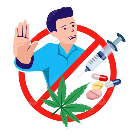 Illustration Of Anti Drug Day, Anti Drug Day, Stop Drugs, Anti Drug Poster PNG Transparent ...