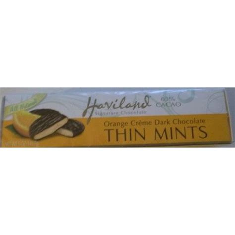 Haviland Orange Creme Dark Chocolate Thin Mints 5oz. Reviews 2020