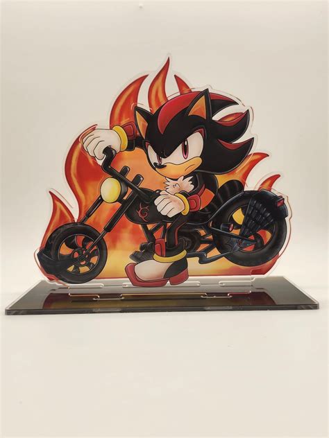 Shadow the Hedgehog Bike Standee - Etsy