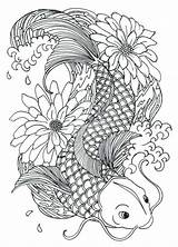 21  Detailed Koi Fish Coloring Pages Images sketch template