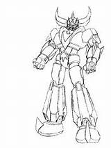 Coloring Pages Grendizer sketch template