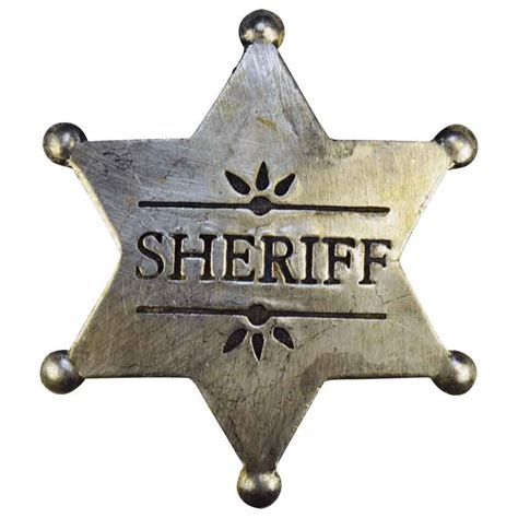 Sheriff Star Badge