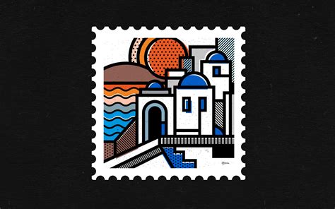 Destination: Greece | Stamp collection on Behance