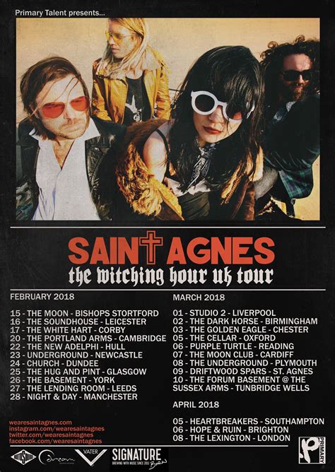 Saint Agnes & Signature Brew on Tour!