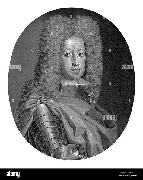 Portrait of Emperor Charles VI, Pieter van Gunst, 1701 - 1711 Charles VI, Emperor of the Holy ...