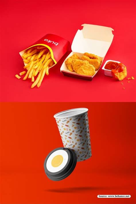 Fast Food Branding & Packaging Design Inspiration | Food branding, Food ...