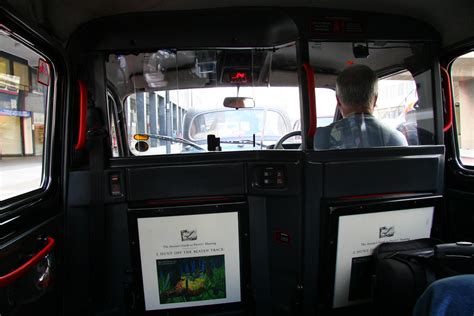 Inside British taxi | London, UK | Mélanie | Flickr