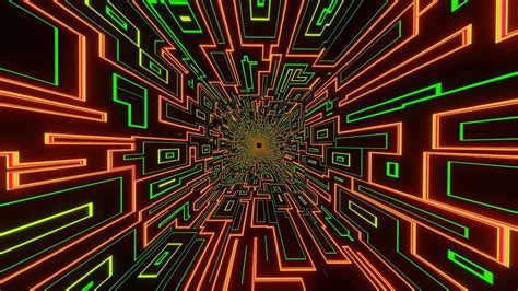 Enjoy this Green Yellow Abstract Background Video VJ Loop Simple Lines ...