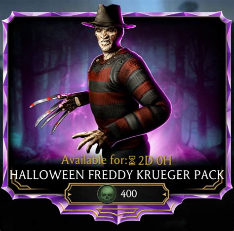 Halloween Freddy Krueger Pack | Mortal Kombat Mobile Wikia | Fandom