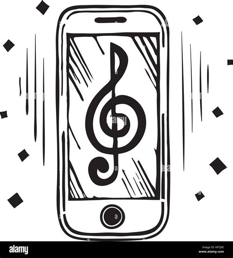 mobile phone sketch Stock Vector Image & Art - Alamy