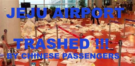 Chinese Passengers Trash Jeju Airport Departure Area With Vast Amount Of Garbage - LoyaltyLobby