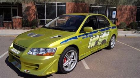 Paul Walker's Mitsubishi Evo from 2 Fast 2 Furious available on eBay