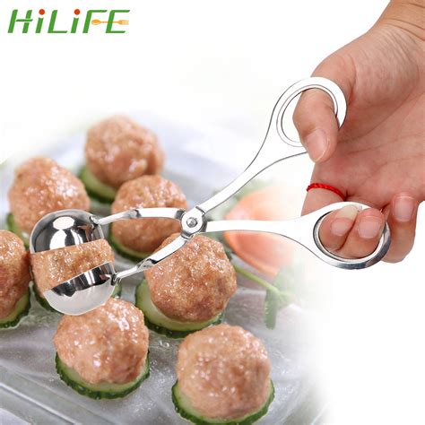 HILIFE Stuffed Meat Ball Machine DIY Fish Meat Ball Maker Meatball Mold Tool Meatball Maker ...