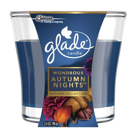 Glade Candle, Wondrous Autumn Nights, 3.4 oz. - Walmart.com - Walmart.com