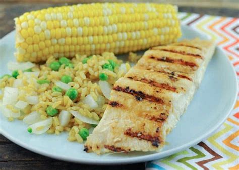 Grilled Halibut in Soy-Ginger Marinade - The Scramble