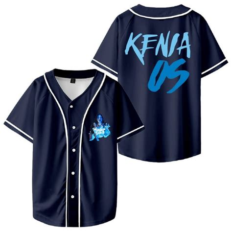 Kenia OS K23 Merch Baseball Jersey Short Sleeve Shirts Men Women Streetwear Tops - Walmart.com