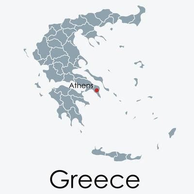 Athens Map Vector Art, Icons, and Graphics for Free Download