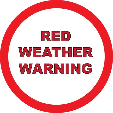 Red Weather Warning for Rain | The Highland Times