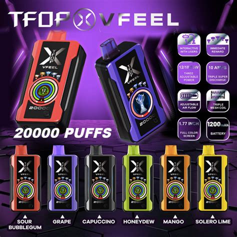 TFOP Vfeel 20000 Puffs Disposable Pod - RELX SG Vape Shop