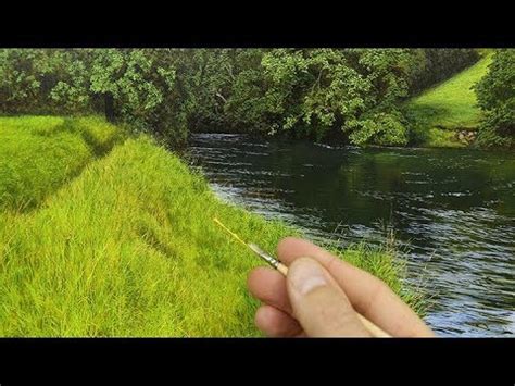 #114 How To Paint Realistic Grass - YouTube