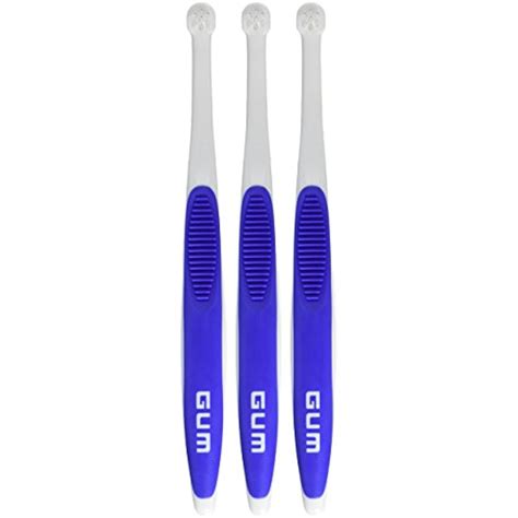 Gum 308 End Tuft Toothbrush Colors Vary 3 Pack Health amp Personal Care ...