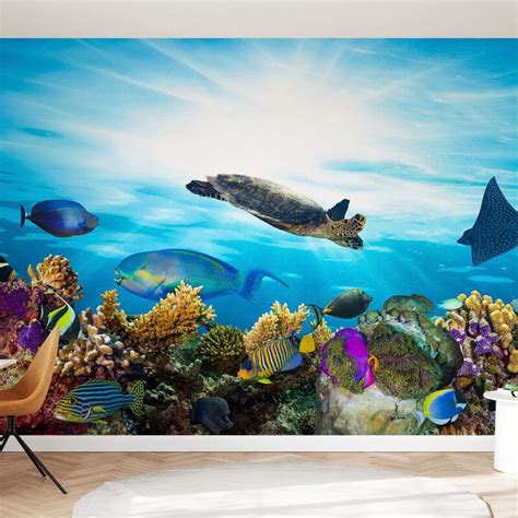 Wall Mural - Coral Reef Panorama - PHOTOWALL