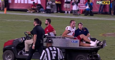 Jake Haener injury: Fresno State star QB carted off with leg injury vs. USC