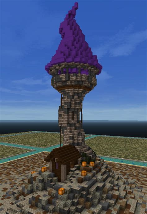 Made a wizard tower a while back, thought I'd share. : r/Minecraft