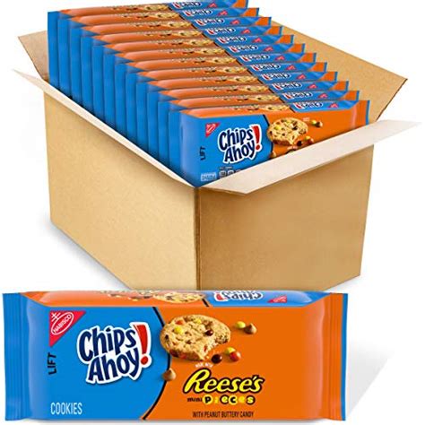 CHIPS AHOY! Reese’s Mini Pieces Chocolate Chip Cookies, 12-9.5 oz Packs ...