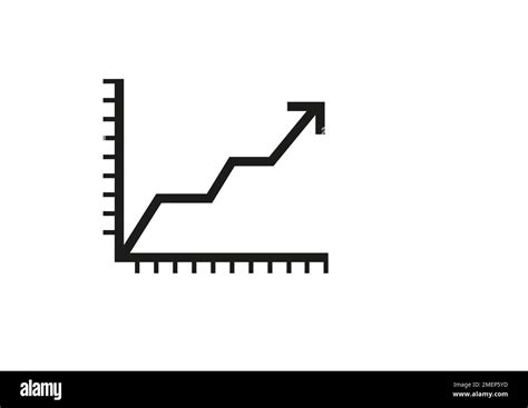 Line graph showing increase Stock Photo - Alamy