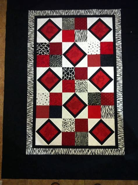 Red White & Black Quilt Flannel Quilt Patterns, Flannel Quilts, Quilting Patterns, Quilting ...
