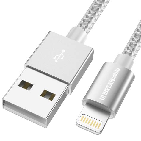 UNBREAKcable Lightning iPhone Charger Cable - [Apple MFi Certified] 6 ...