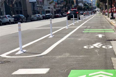 Protected bike lane in SF completed in record time following cyclist’s death - Curbed SF